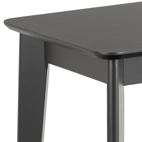 Roxburgh Office Desk in Black | Self Assembly