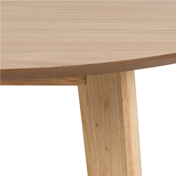 Roxburgh Round Dining Table in Oak 105x76cm | Self Assembly