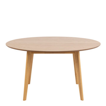 Roxburgh Round Dining Table in Oak 140x76cm