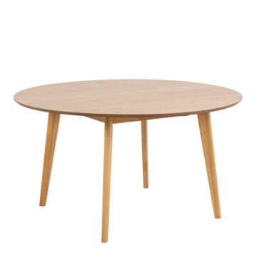 Roxburgh Round Dining Table in Oak 140x76cm