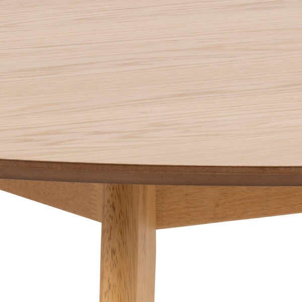 Roxburgh Round Dining Table in Oak 140x76cm | Self Assembly