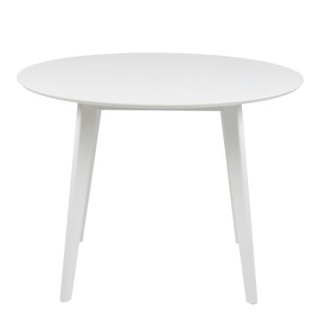 Roxburgh Round Dining Table in White
