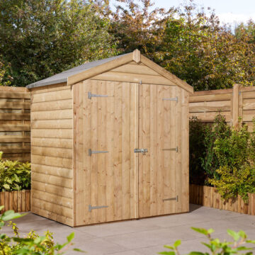 Alfresco Apex Shed Double Door | 127cm Wide