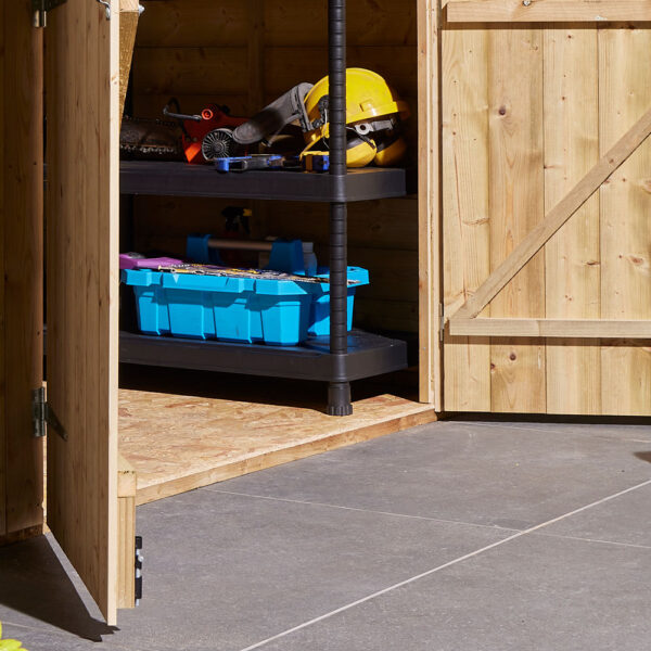 Oakworld Alfresco Apex Shed Double Door | Assembly Required