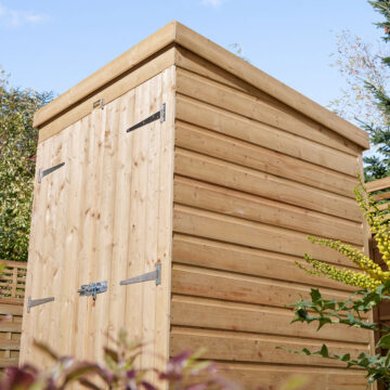 Oakworld Alfresco Pent Shed Double Door
