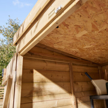 Oakworld Alfresco Pent Shed Double Door