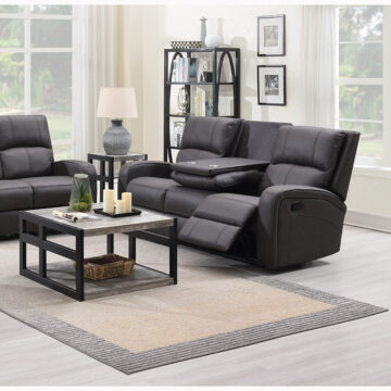 Silverdale 3 Seater with Console Grey