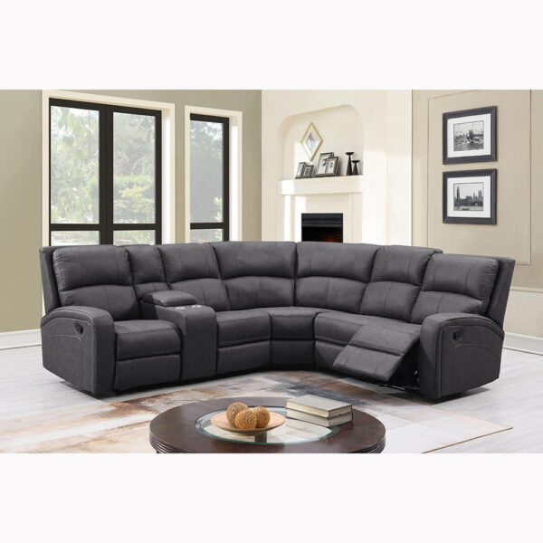 Silverdale Coner Suite Grey (6 piece corner)