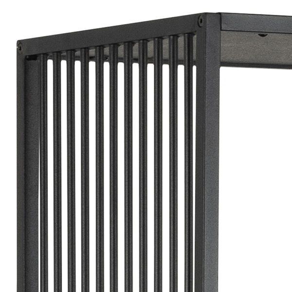 Stirlington Bookcase with 5 Shelves in Black | Self Assembly
