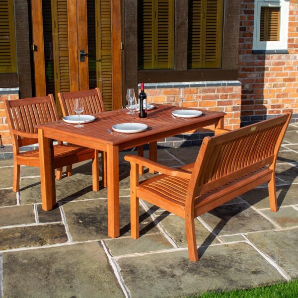 Oakworld Alfresco Willington Rectangular Set | Assembly Required