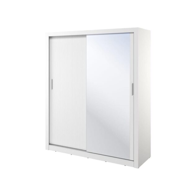 Durango 180cm Sliding Door Wardrobe 180cm | White | Assembly Required