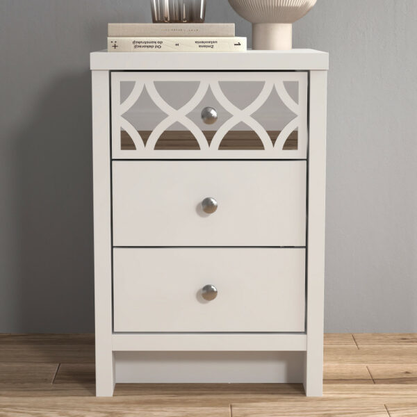 Arianna 3 Drawer Bedside Table
