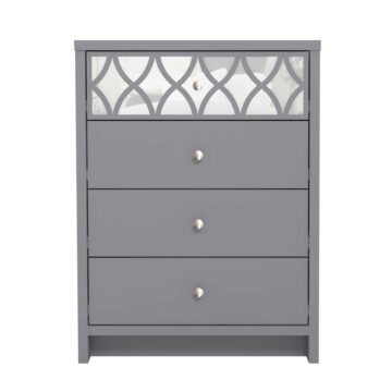 Arianna 4 Drawer Chest with Mirror