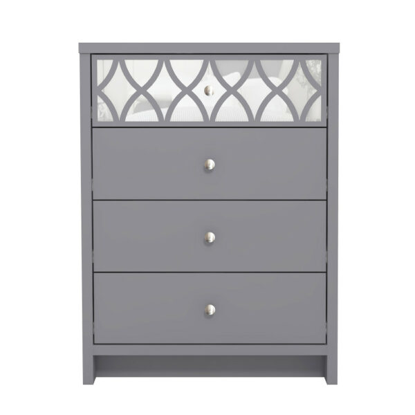 Arianna 4 Drawer Chest with Mirror