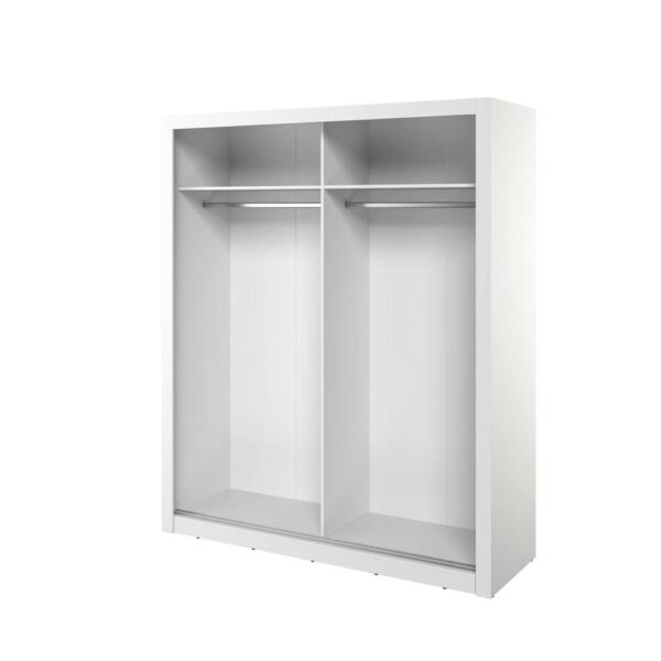 Durango 180cm Sliding Door Wardrobe 180cm | White | Assembly Required