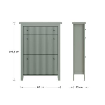 Garrucha Green Deluxe Shoe Cabinet