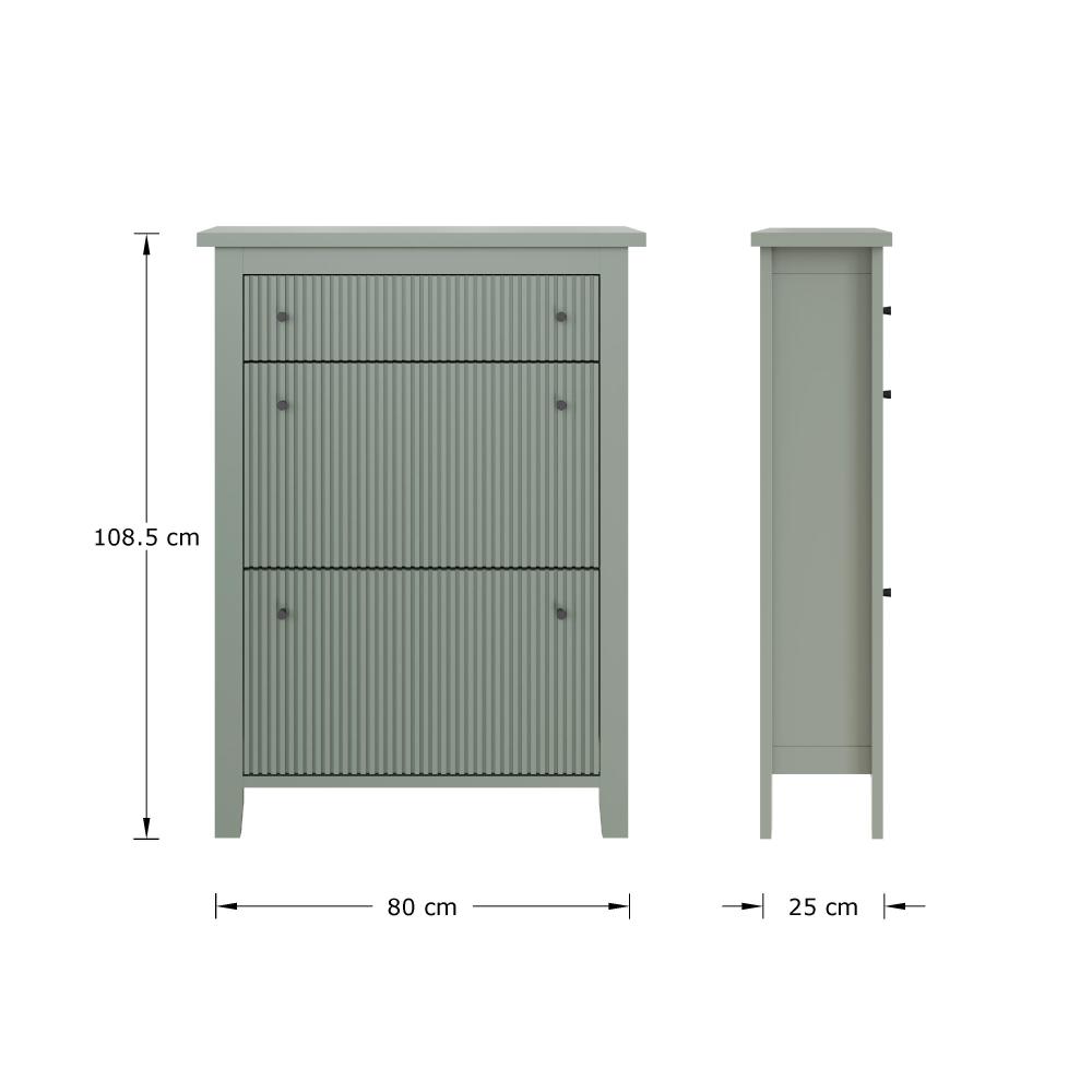 Garrucha Green Deluxe Shoe Cabinet
