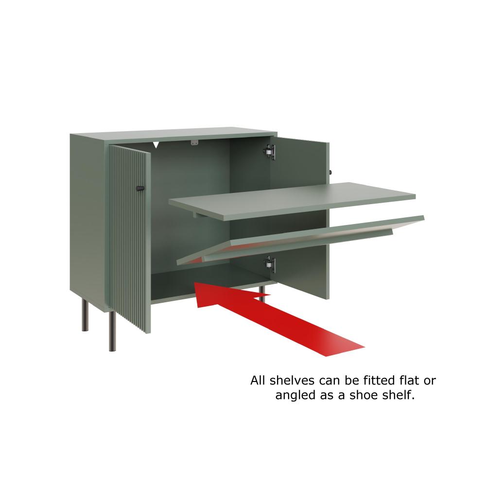 Garrucha Green Utility Shoe Cabinet