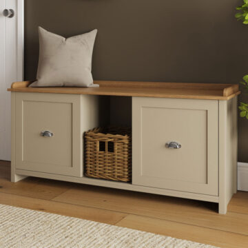Fife Cream 2 Door Shoe Bench