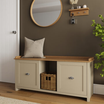 Fife Cream 2 Door Shoe Bench