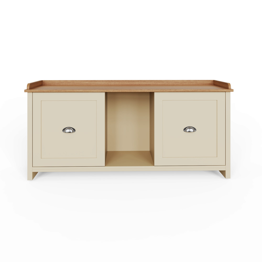Fife Cream 2 Door Shoe Bench