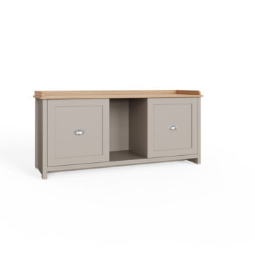 Fife Grey 2 Door Shoe Bench