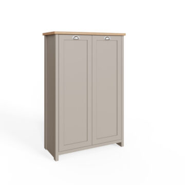 Fife Grey 2 Door Shoe Cabinet