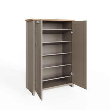 Fife Grey 2 Door Shoe Cabinet