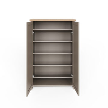 Fife Grey 2 Door Shoe Cabinet