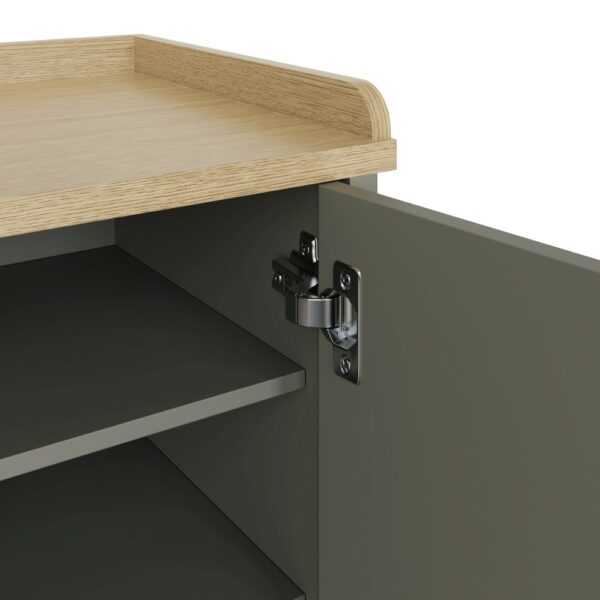 Fife Grey 2 Door Shoe Bench | Assembly Required
