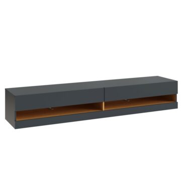 Leon 180cm Wall TV Unit with LED