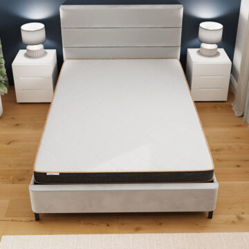 Sleepy Castle White Double Bonnell Spring High Quality Durable Mattress