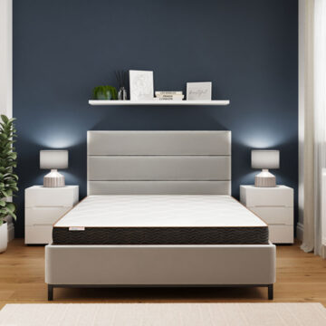 Sleepy Castle White Super King Size Bonnell Spring High Quality Durable Mattress
