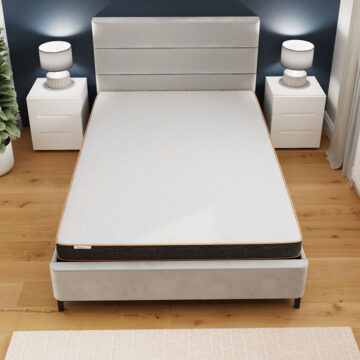 Sleepy Castle White Super King Size Bonnell Spring High Quality Durable Mattress