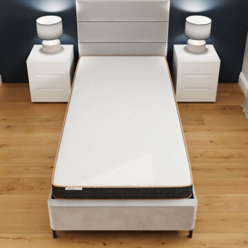 Sleepy Castle White Single Bonnell Spring High Quality Durable Mattress