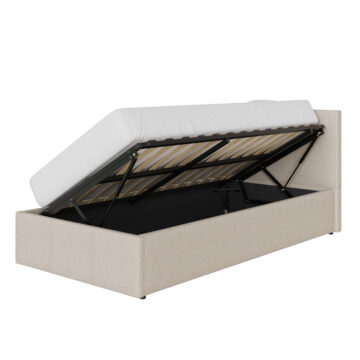 Marikina Cream 3′ Side Lift Single Ottoman Bed