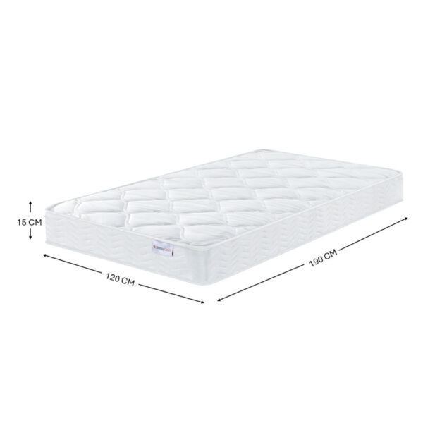White Sleepy Castle Bonnell Spring High Quality Durable Mattress | Assembly Required