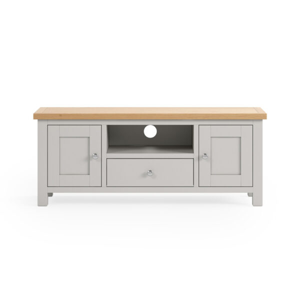 Hartside Grey Large TV Unit | Fully Assembled | Clearance