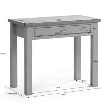 Langdale Grey Laptop Desk