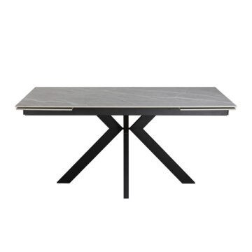 Dayton Marco Ceramic Argento Grey 160 – 200 – 240cm Extending Dining Table | Matt Finish