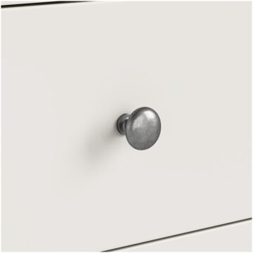Bowness White 1 Drawer Bedside Lamp Table | Assembled
