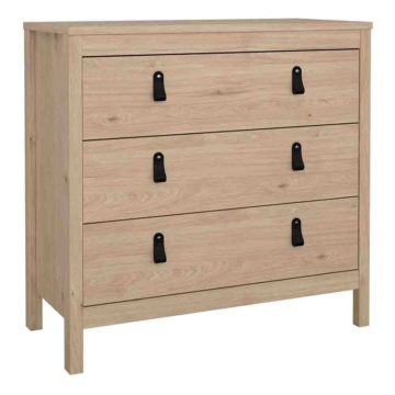 Seville Chest 3 drawers in Jackson Hickory Oak