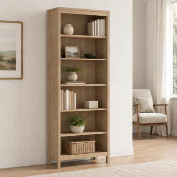 Seville Bookcase in Jackson Hickory Oak