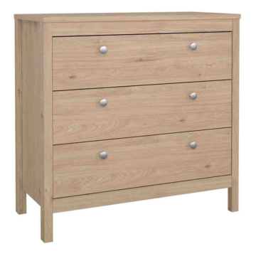 Ronda Chest 3 Drawers in Jackson Hickory Oak