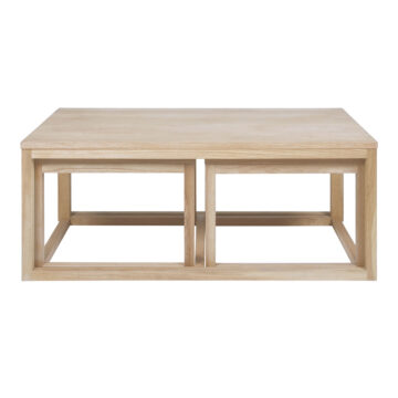 Cornus Coffee Table in Oak Set of 3