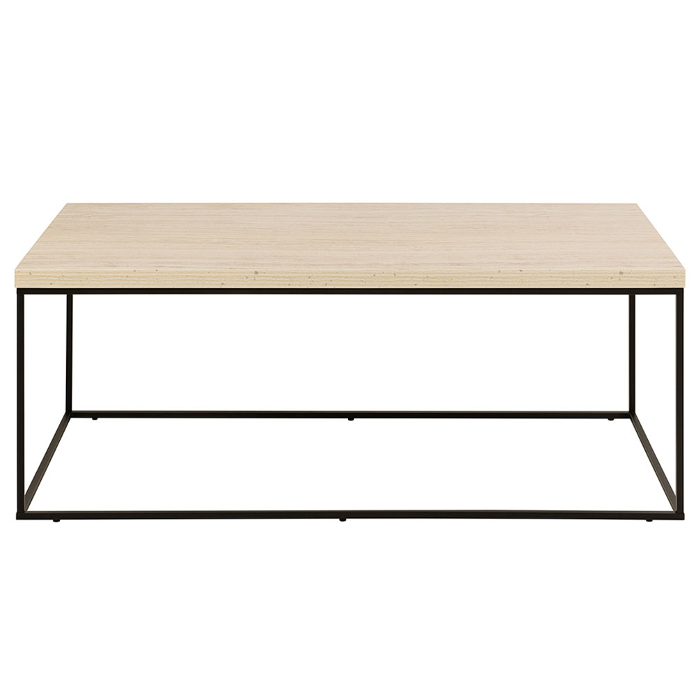 Barossa Coffee Table in Light Oak and Black