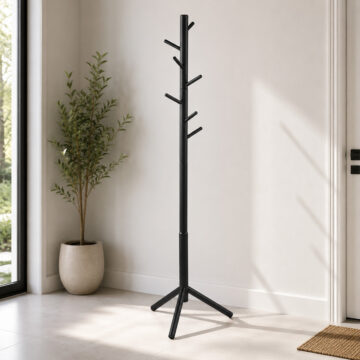 Bremen Black Coat Stand