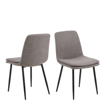 Becca Light Brown Set of 4 Dining Chairs