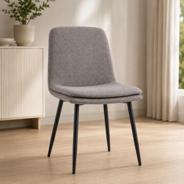 Becca Light Brown Set of 4 Dining Chairs