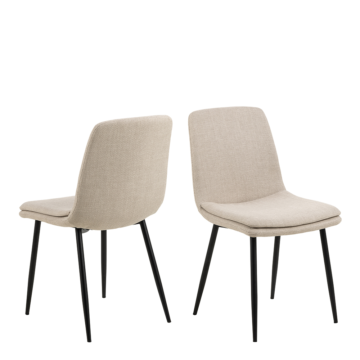 Becca Beige Set of 4 Dining Chairs